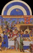 LIMBOURG brothers The Very Rich House of the Duc of Berry oil painting reproduction